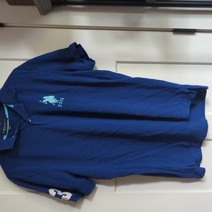 U.s.pilo assn.  Blue polo shirt